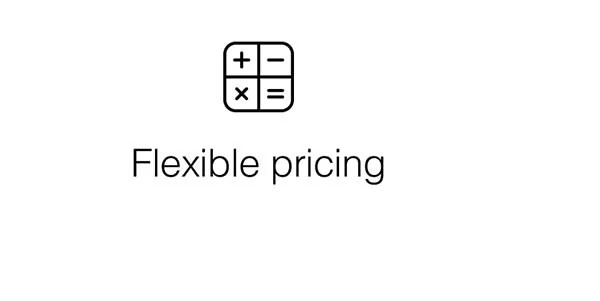 Flexible pricing