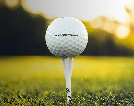 Callaway Golf Ball on a Tee