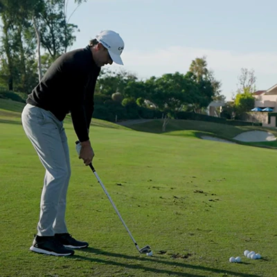 Golf Shot From The Fairway