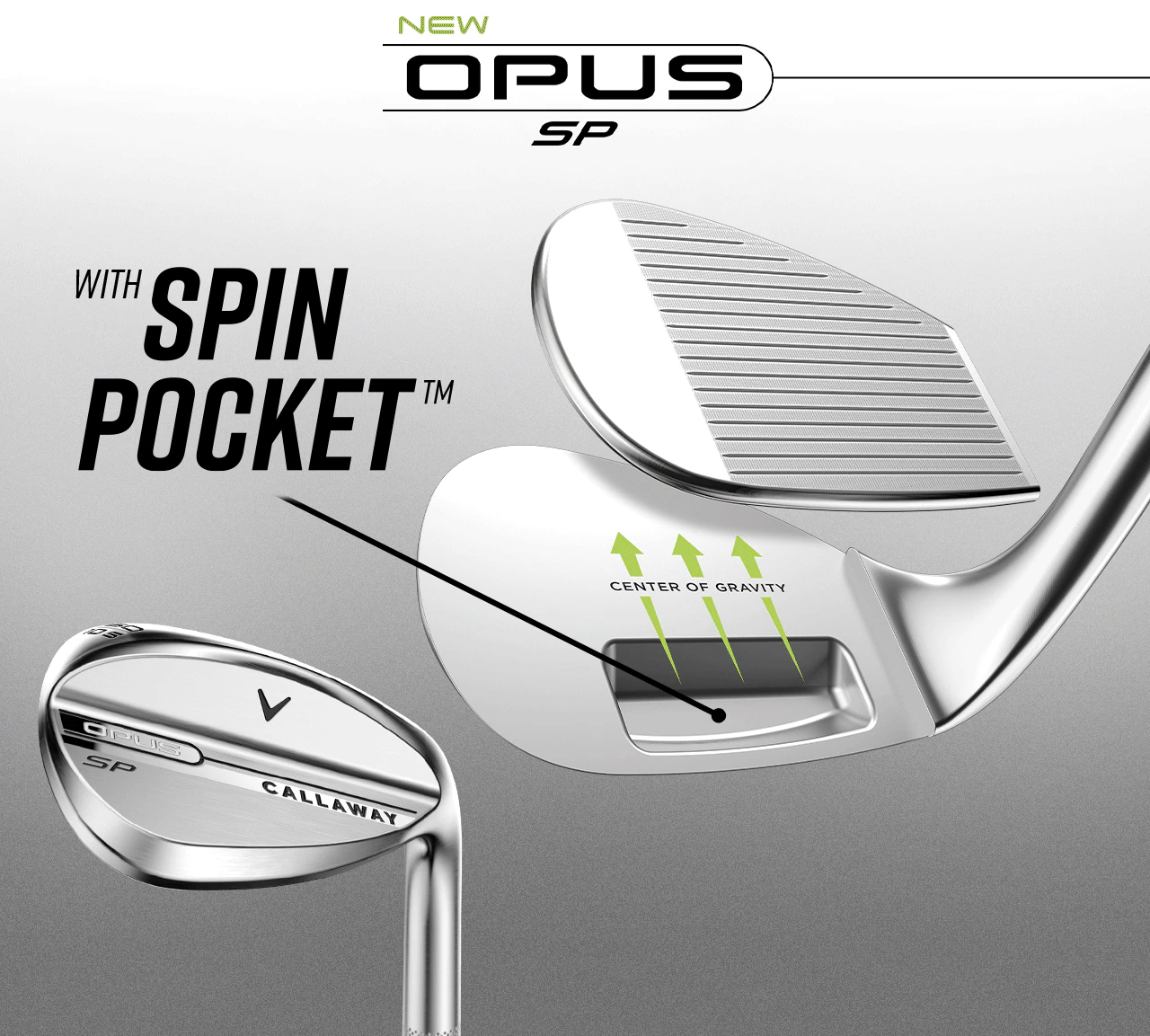 Opus SP Wedge and Odyssey Ai-ONE Putter
