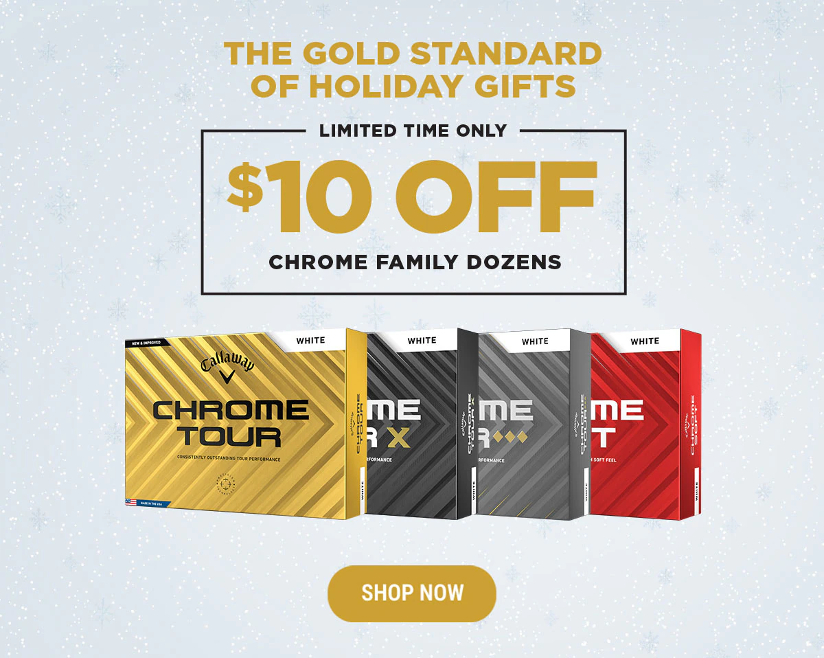Performance Rewarded | 2 Dozen For $95 | All Chrome Golf Ball Models(1) | Shop Now