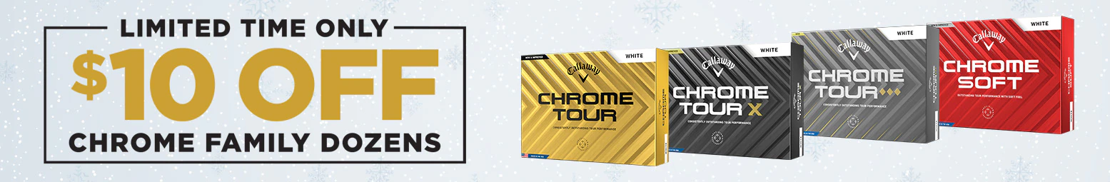 Limited Time Only. $10 Off Chrome Family Dozens.