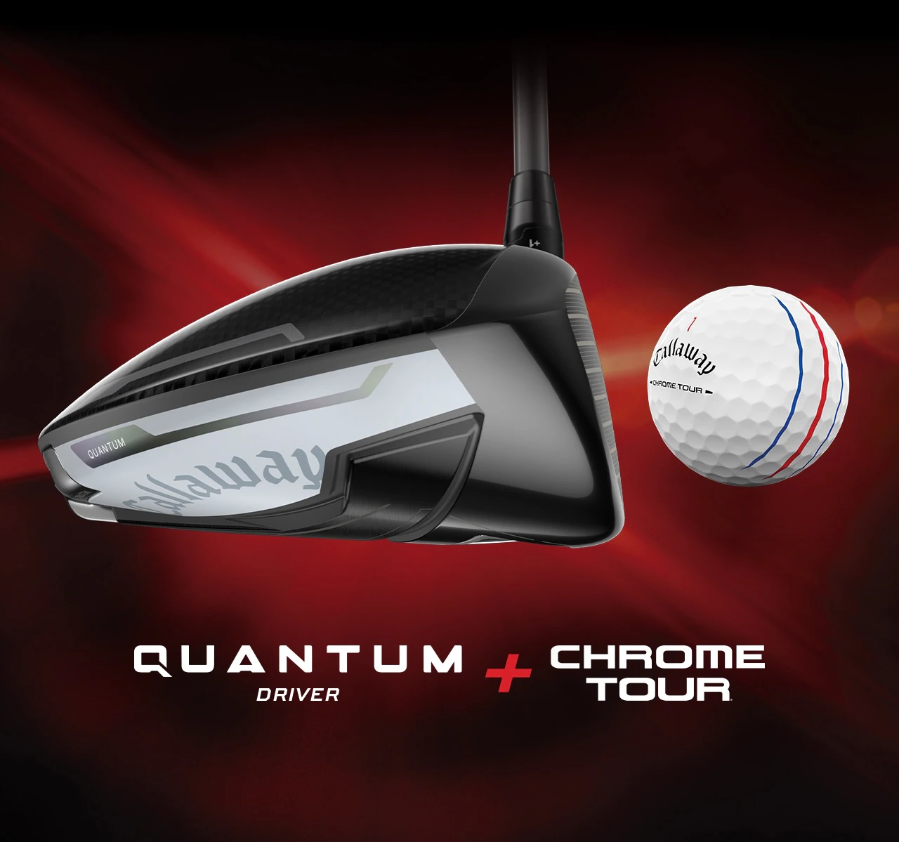 Quantum Driver and Chrome Golf Ball