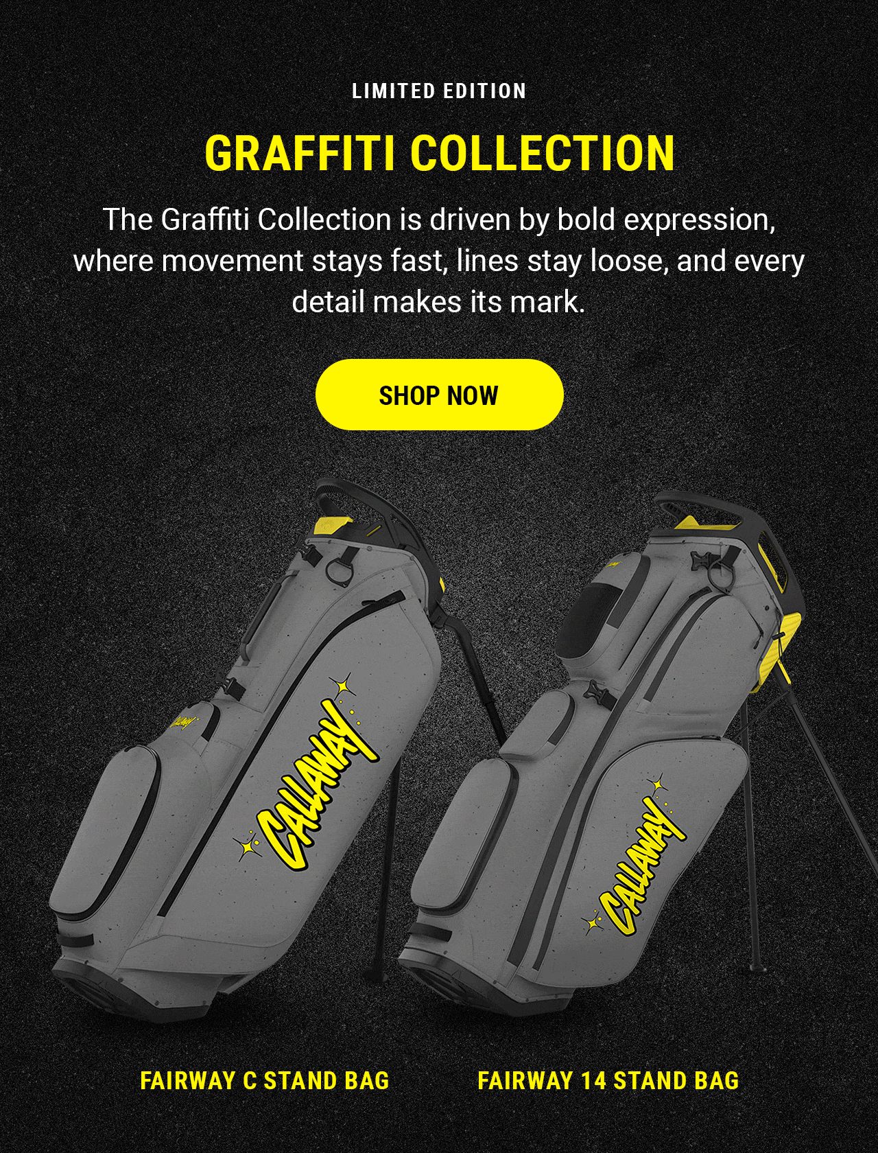 Graffiti Collection | The Graffiti Collection is driven by bold expression, where movement stays fast, lines stay loose, and every detail makes its mark. | SHOP NOW