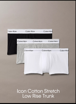 Icon Cotton Stretch Low Rise Trunk