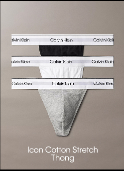 Icon Cotton Stretch Thong