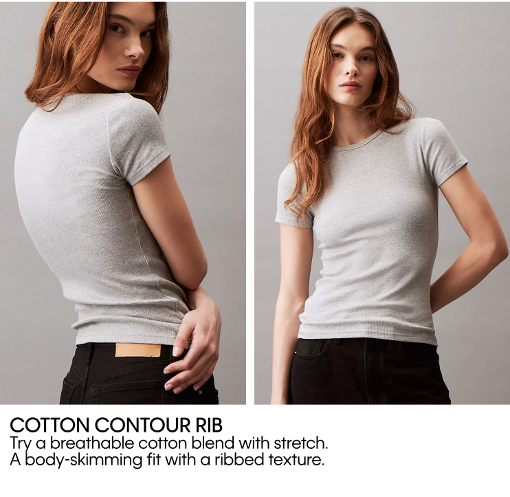 COTTON CONTOUR RIB