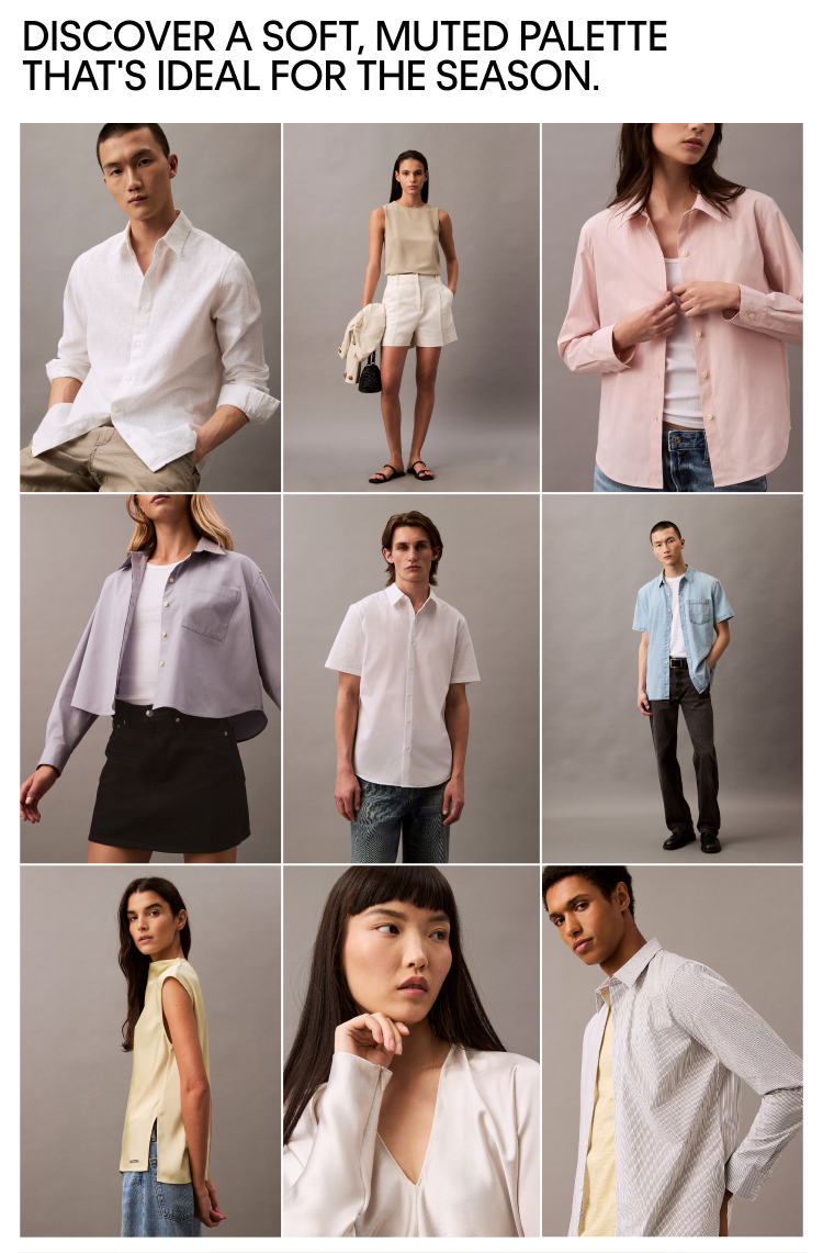 DISCOVER A SOFT, MUTED PALETTE THAT'S IDEAL FOR THE SEASON.