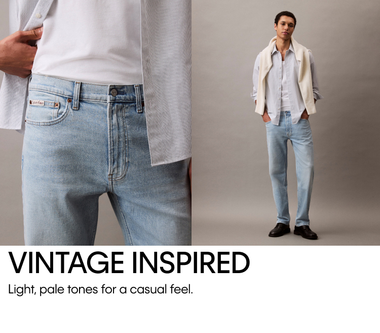 Vintage Inspired. Light, pale tones for a casual feel.