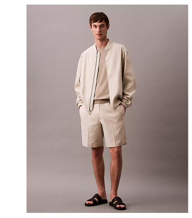 Linen Blend Short