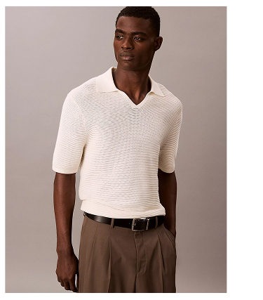 Tech Knit Sweater Polo Shirt