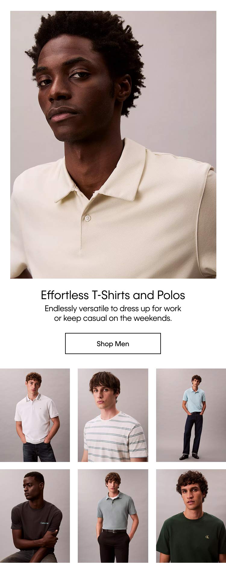 Effortless T-Shirts and Polos - Shop Men