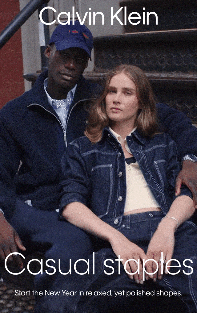Casual Staples. Start the New Year in relaxed, yet polished shapes.