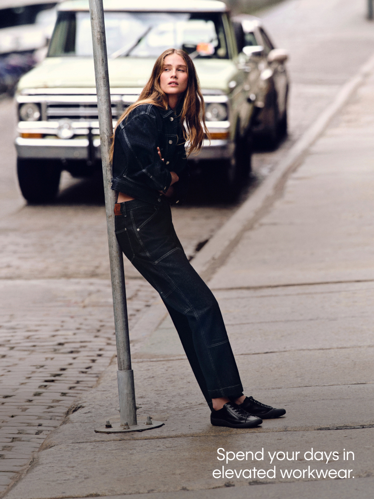 Spend your days in elevated workwear.