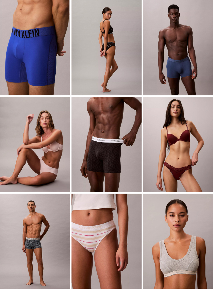 30-40% off Select Underwear