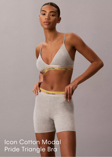 Icon Cotton Modal Pride Triangle Bra