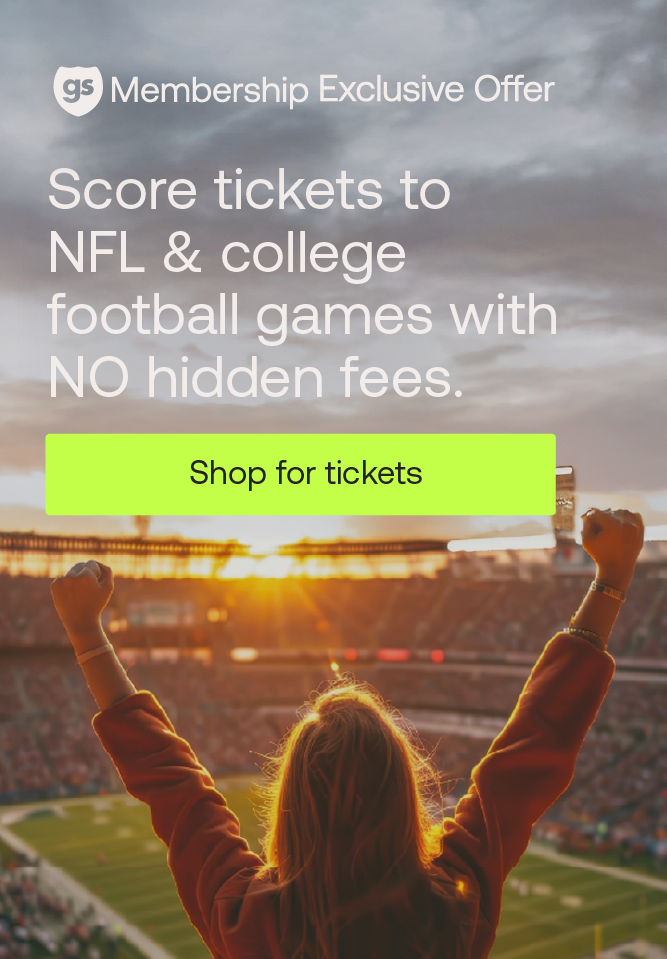 Score tickets to NFL and college football games with NO hidden fees-- Shop for tickets