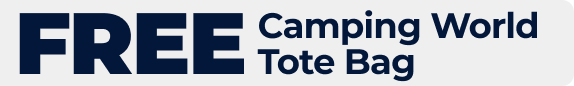 FREE Camping World Tote Bag with $15 purchase