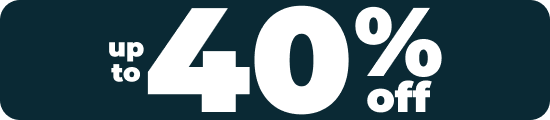 up to 40% off