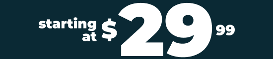 starting at $29.99