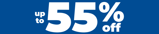 up to 55% off