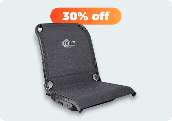 Wise AeroX Cool-Ride Mesh High-Back Boat Seat