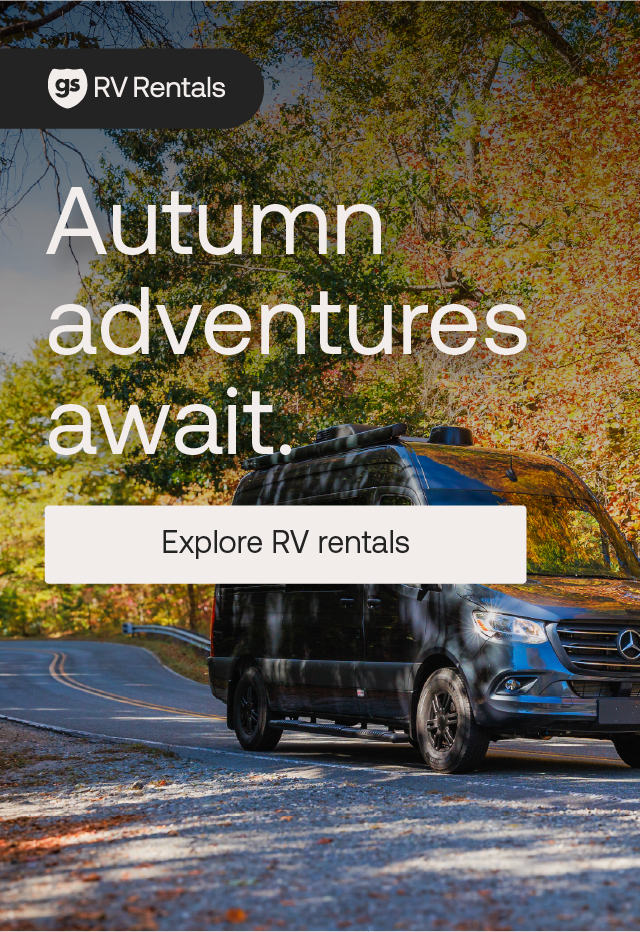 RV Rentals: Autumn adventures await. Explore RV rentals