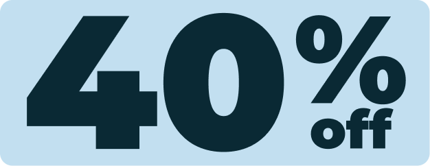 40% off