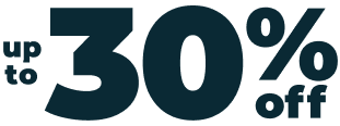 up to 30% off