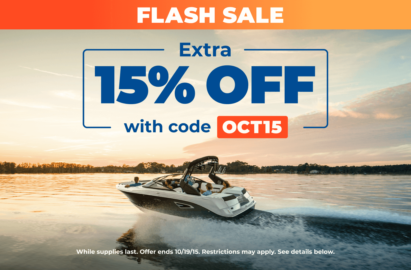 Flash Sale I Extra 15% off with code OCT15