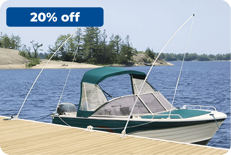 Dockmate Economy Mooring Whips 12'