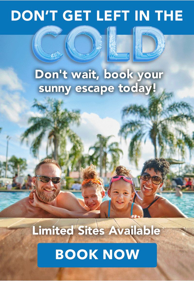 Don't get left in the COLD. Don't wait book your sunny escape today.