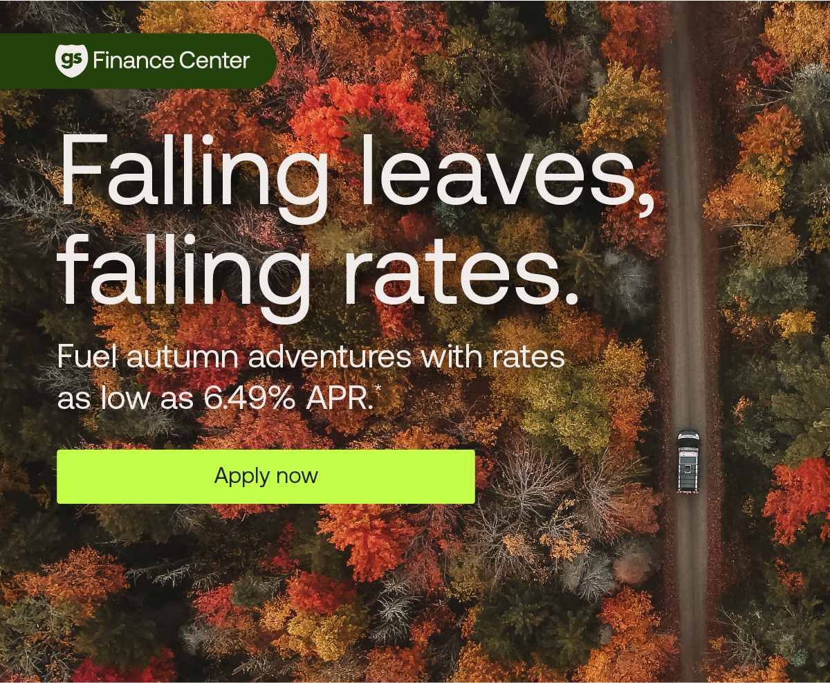 Good Sam Finance Center: Falling leaves, falling rates. Fuel autumn adventures with rates as low as 6.49% APR.