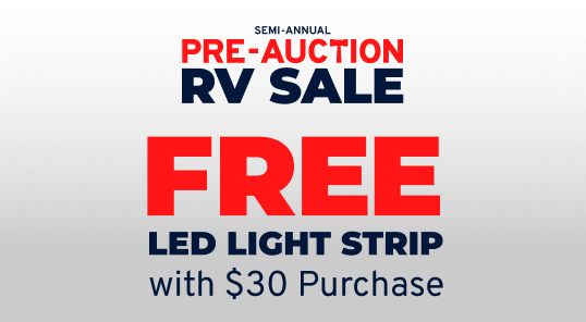 Semi-Annual Pre-Auction RV Sale