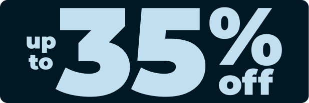 up to 35% off