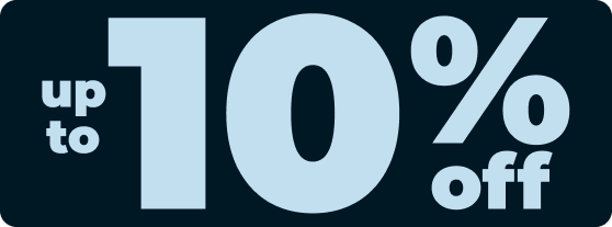 up to 10% off