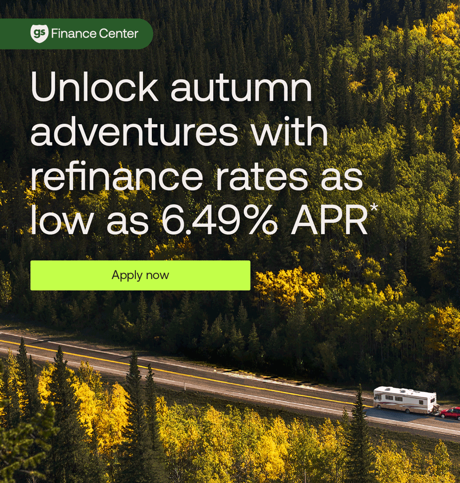 Unlock autumn adventures with refinance rates as low as 6.49% APR* -- Apply now