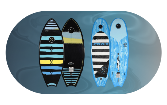 Hyperlite Broadcast & Landlock Wakesurfers