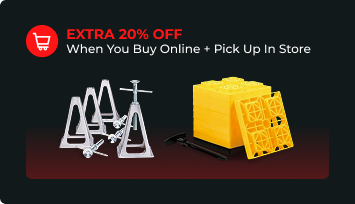 EXTRA 20% OFF When You Buy Online + Pick Up In Store I Camco Jacks, Levels & Chocks