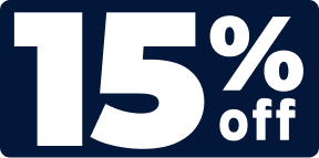 15% off
