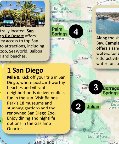 Southern California Good Sam road trip