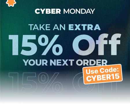 Cyber Monday I Take an Extra 15% Off Your Next Order I Use Code: CYBER15