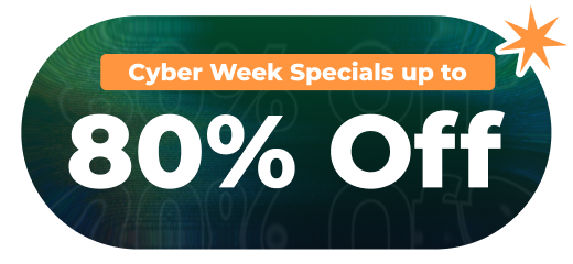 Cyber Week Specials I Up to 80% Off