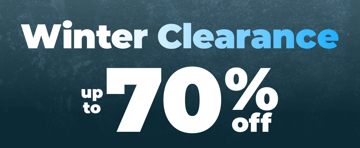 Winter Clearance up to 70% off