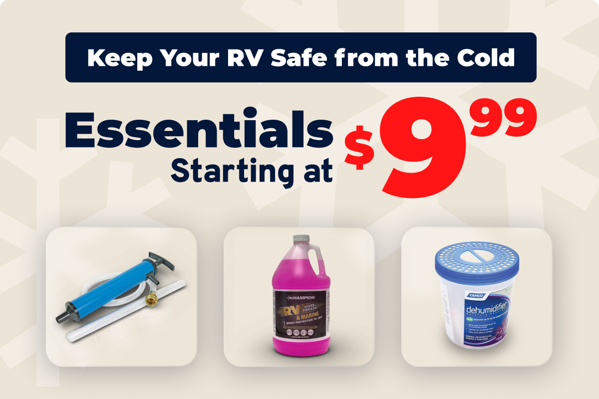 Keep Your RV Safe from the Cold I Essentials Starting at $9.99 