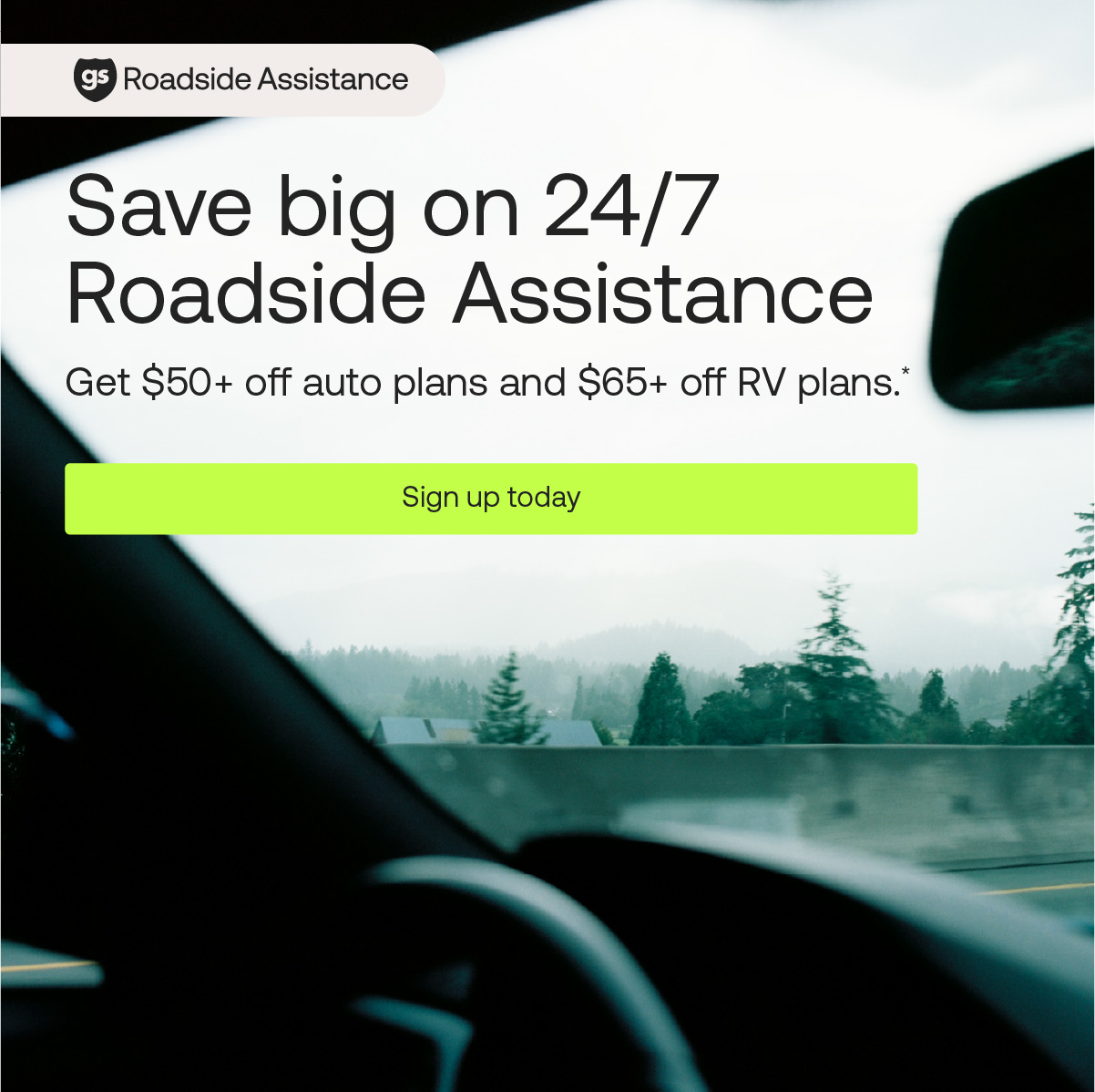 Good Sam Roadside Assistance: Save big on 24/7 Roadside Assistance. Sign up today