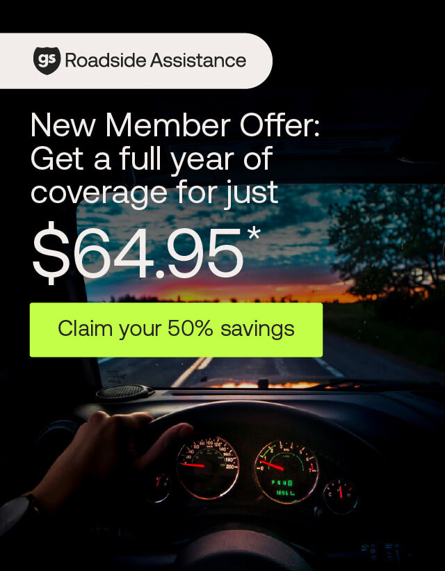 Good Sam Roadside Assistance: New Member Offer: Get a full year of coverage for just &64.95* -- Claim your 50% savings