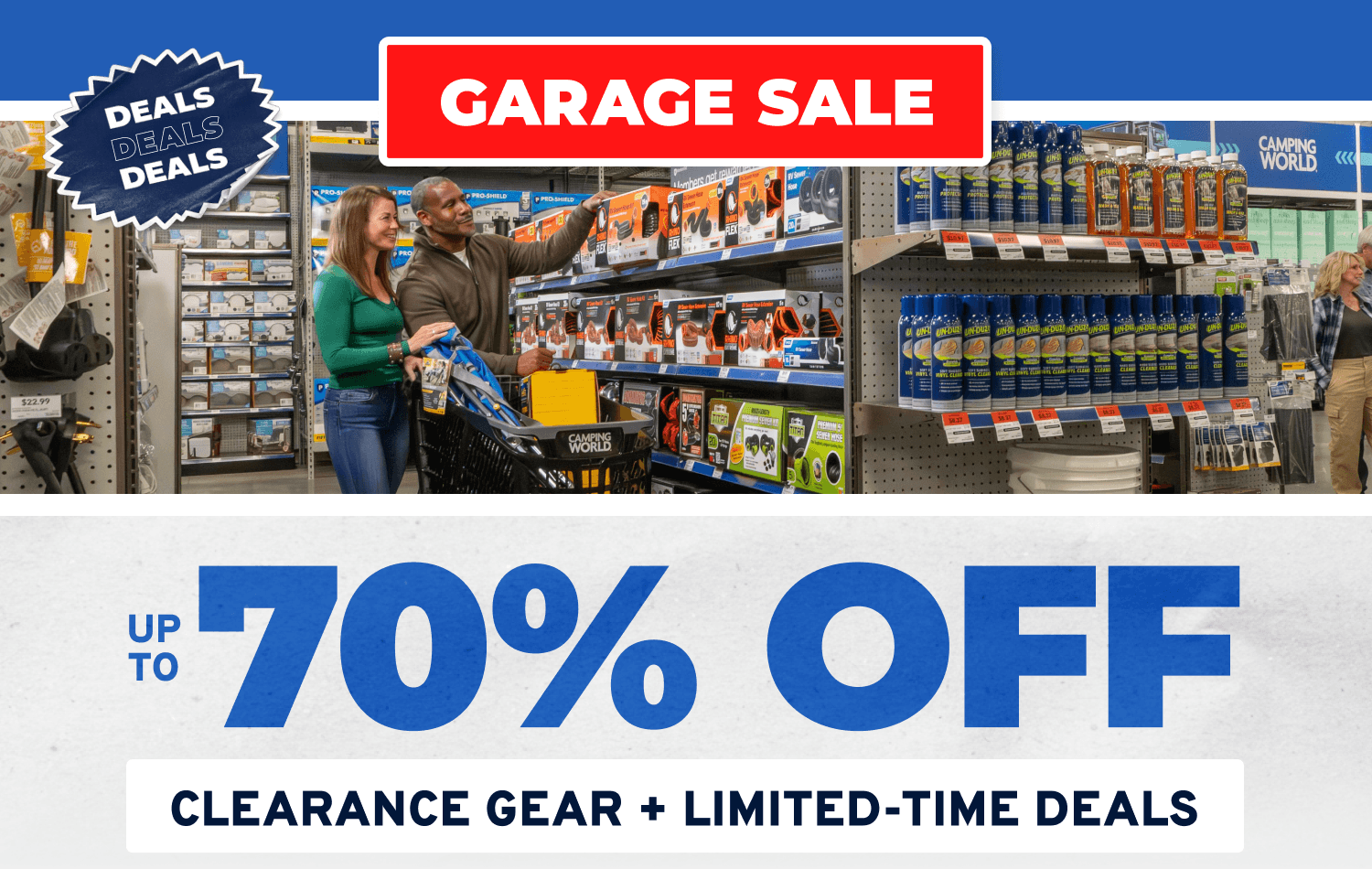 Garage Sale I Up To 70% OFF Clearance Gear + Limited-Time Deals