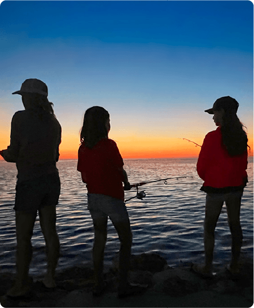 Camp & cast a line with Dad