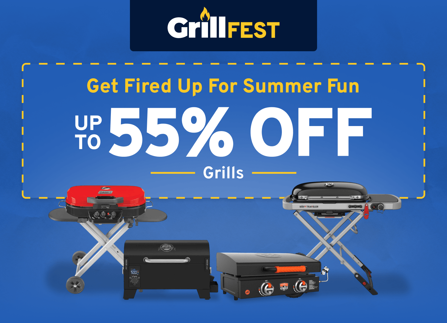 Get Fired Up For Summer Fun Up To 55% Off Grills